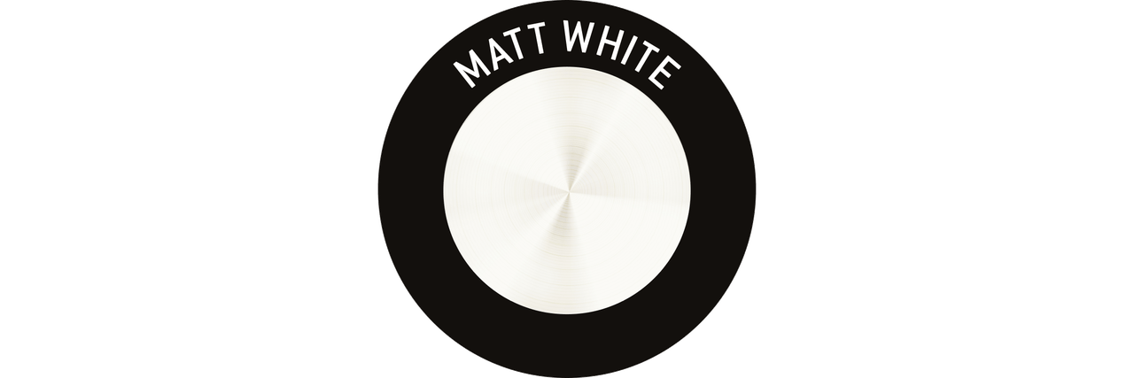 Mattweiß Farbmuster