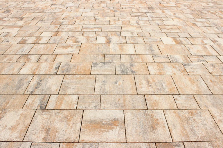 Fläche aus Pflastersteinen