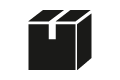 Symbol für ein geschlossenes Paket.