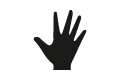 Symbol für vier Finger