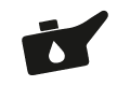 Symbol für Maschinenöl.