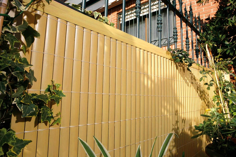 Bambus Sichtschutzzaun im Außenbereich