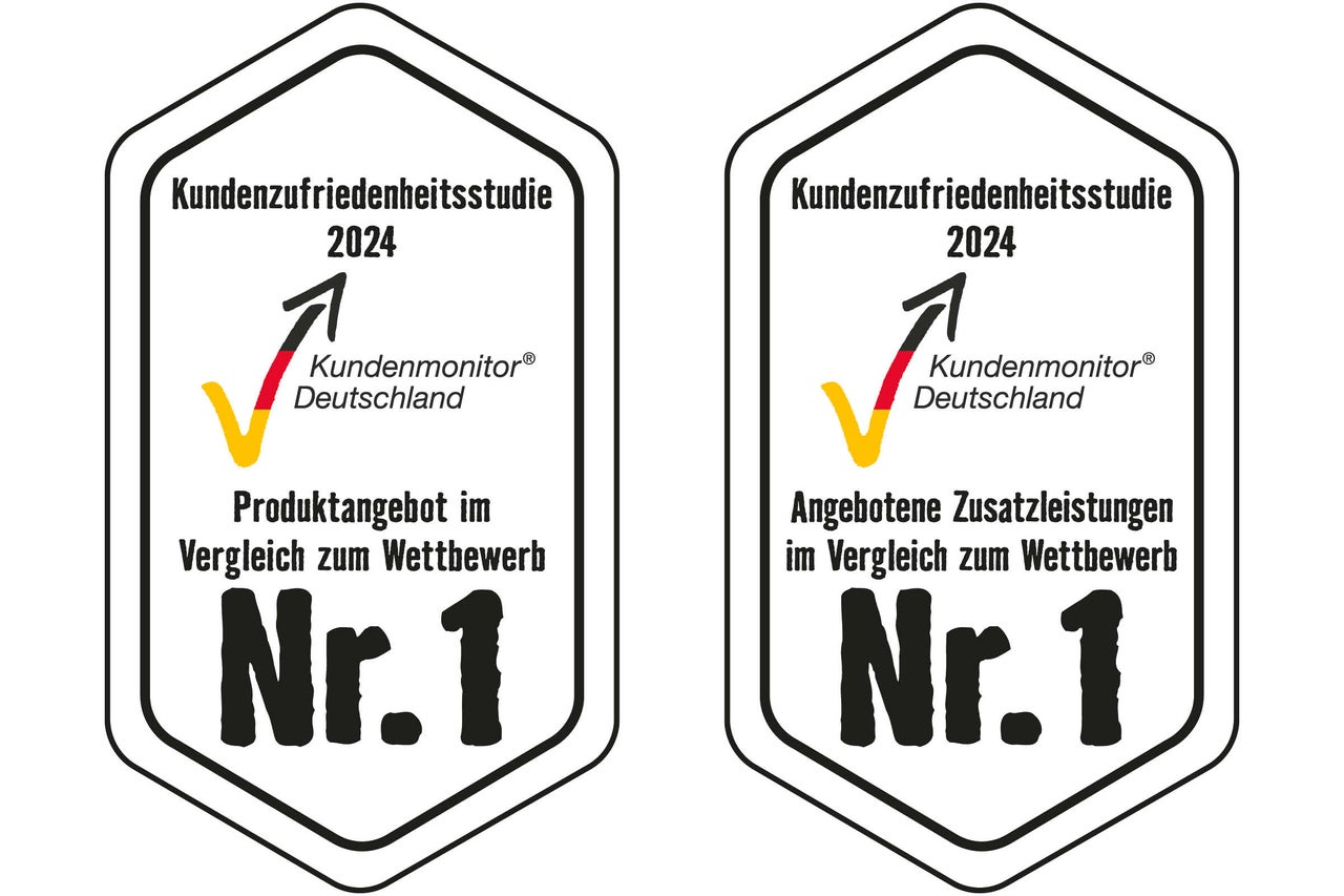 Kundenzufriedenheitsstudie 2024: Nummer 1 im Vergleich zum Wettbewerb