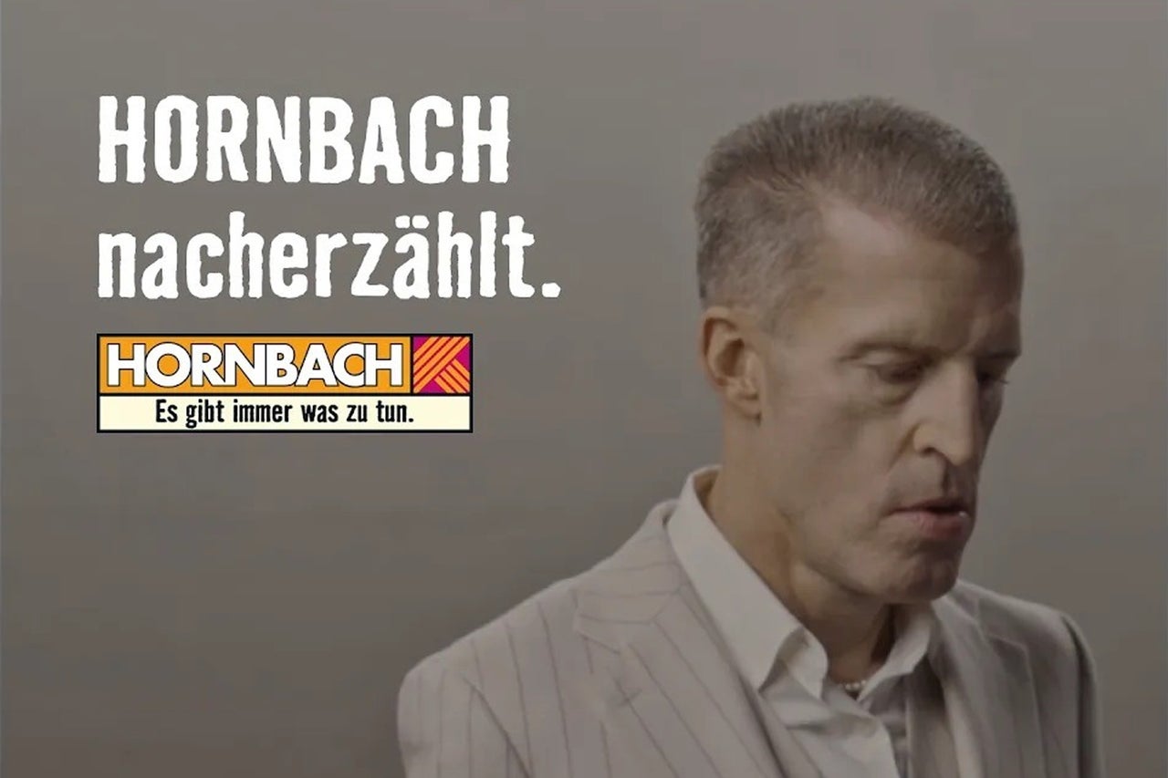 Hornbach erzählt mit Hornbach Logo