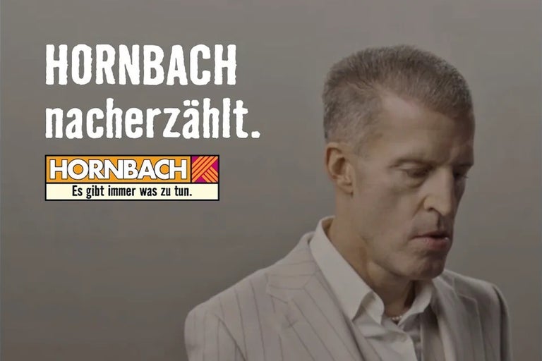 Hornbach erzählt mit Hornbach Logo