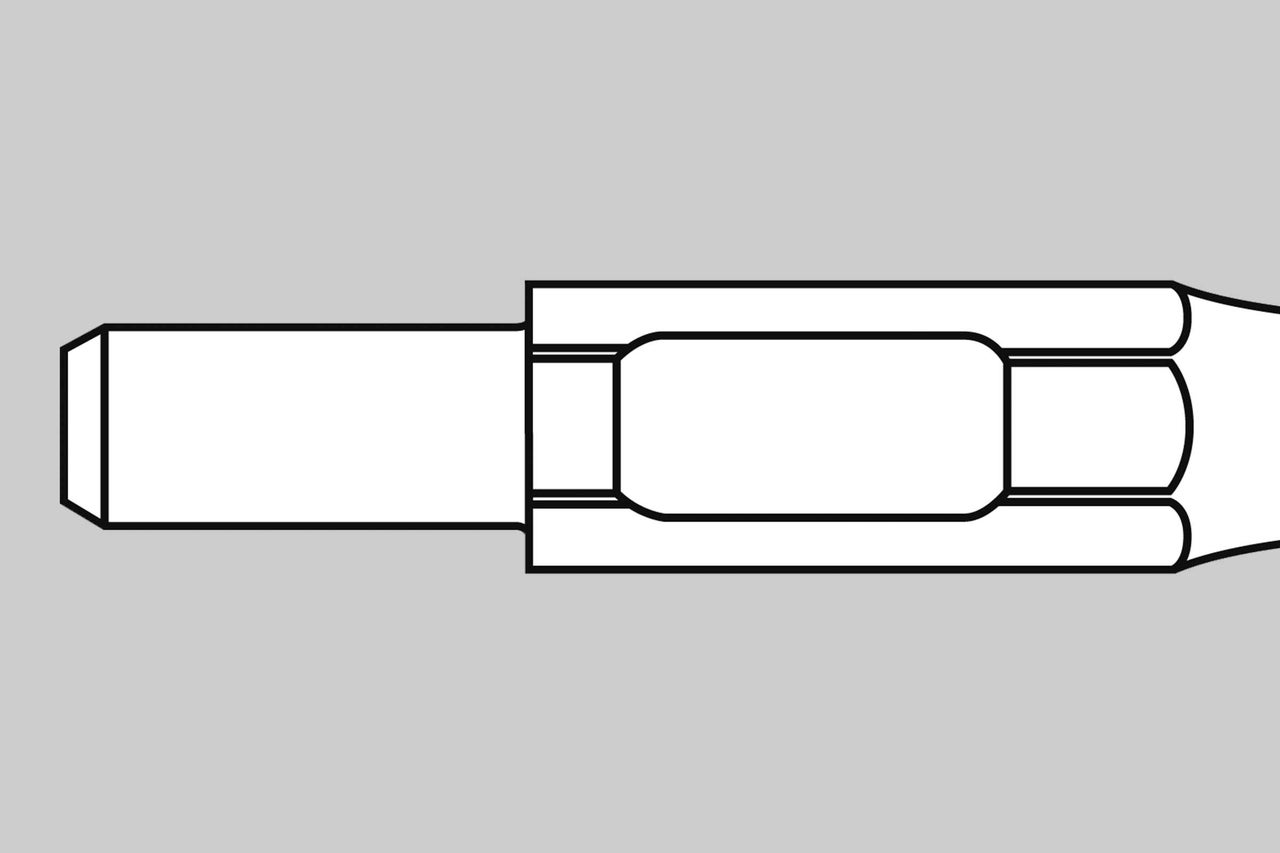 Illustration eines Schraubendrehereinsatzes