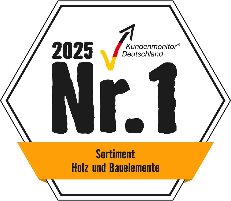 Kundenmonitor Deutschland Nummer 1 Sortiment Holz und Bauelemente 2025