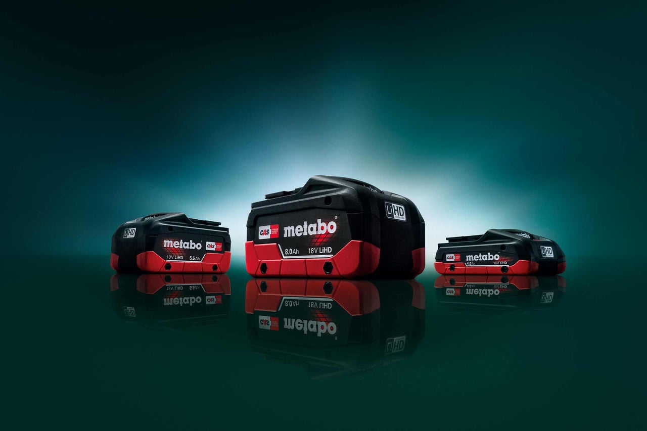 Metabo Akkus mit unterschiedlicher Kapazität