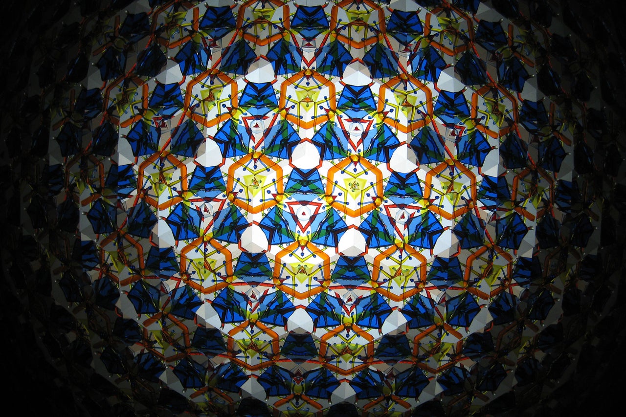 Kaleidoskopmuster mit geometrischen Formen