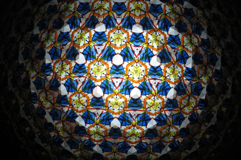 Kaleidoskopmuster mit geometrischen Formen