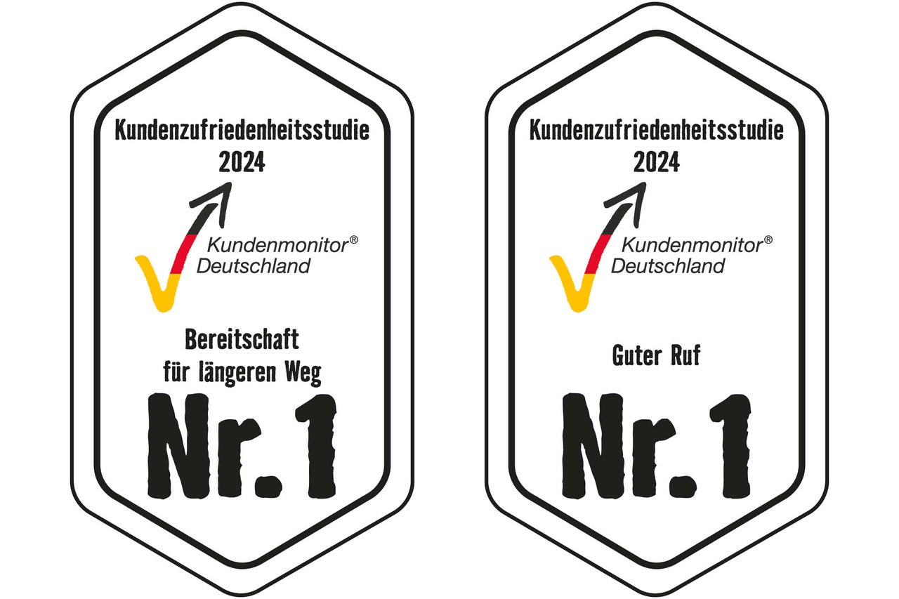 Kundenzufriedenheitsstudie 2024 Siegel mit Auszeichnung