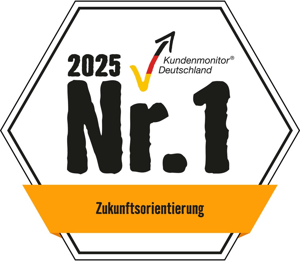 Kundenmonitor Deutschland Nummer 1 Auszeichnung für Zukunftsorientierung 2025