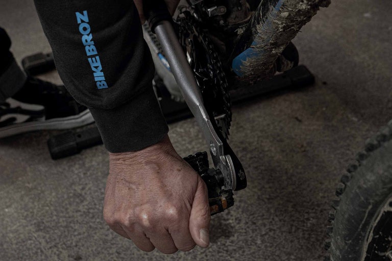 Fahrradpedale wechseln