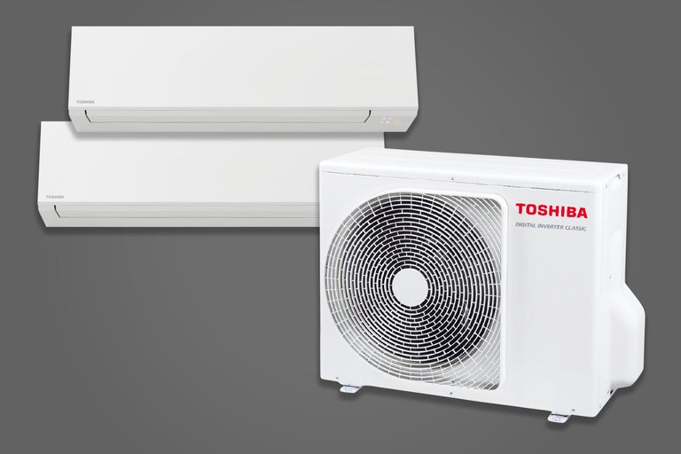 Toshiba Klimaanlage mit Innen- und Außengerät