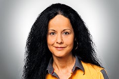 Porträt einer lächelnden Frau