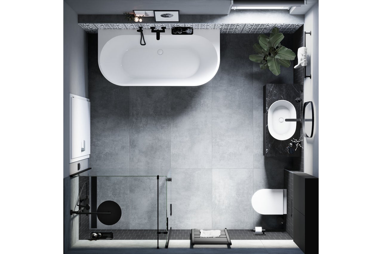 Badkonzept Casablanca Grundriss Komplettbad