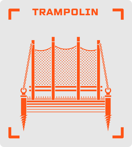 Trampolin Symbol