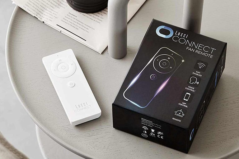 Lucci Connect Ventilator Fernbedienung und Verpackung