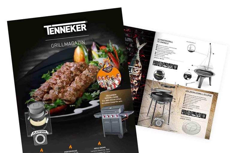 Tenneker Grillmagazin mit Holzkohlegrills und Gasgrills