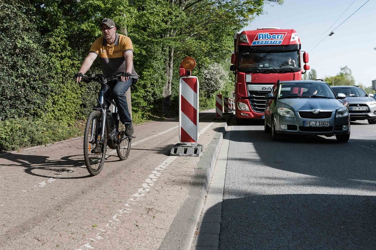 Beim Radfahren kann ich wunderbar abschalten