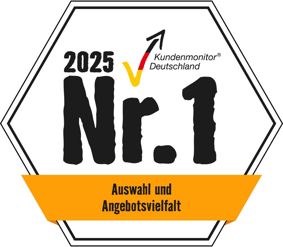 Kundenmonitor Deutschland Siegel für Auswahl und Angebotsvielfalt