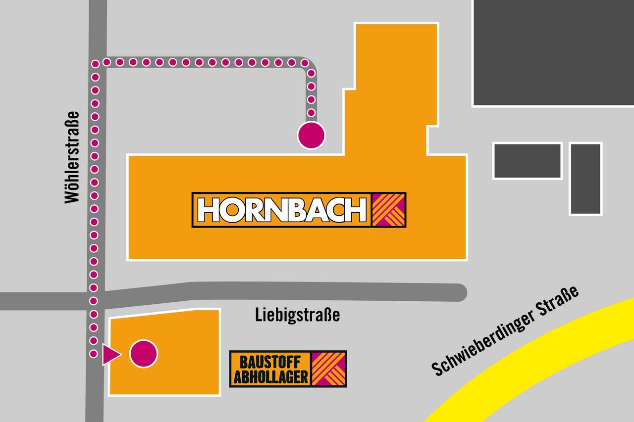 Lageplan von Hornbach