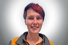 Porträt einer lächelnden Frau