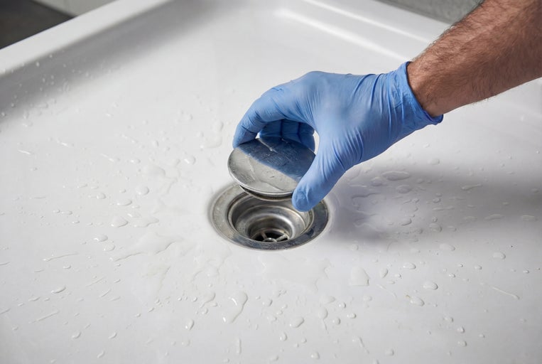 Duschabfluss reinigen