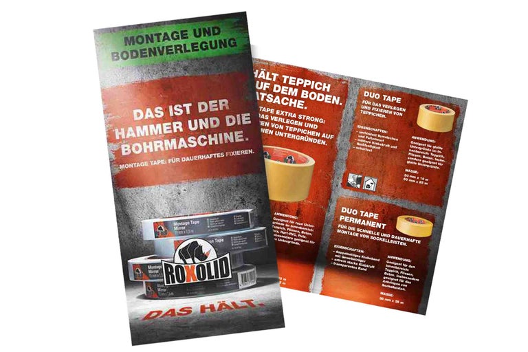 Produktinformation zu Montageband, Teppichband und Klebeband