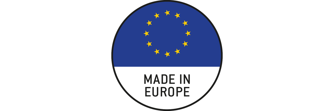 Hergestellt in Europa Siegel