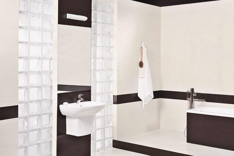 Glasbausteine montieren