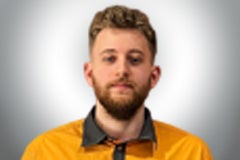 Porträt eines jungen Mannes mit Bart