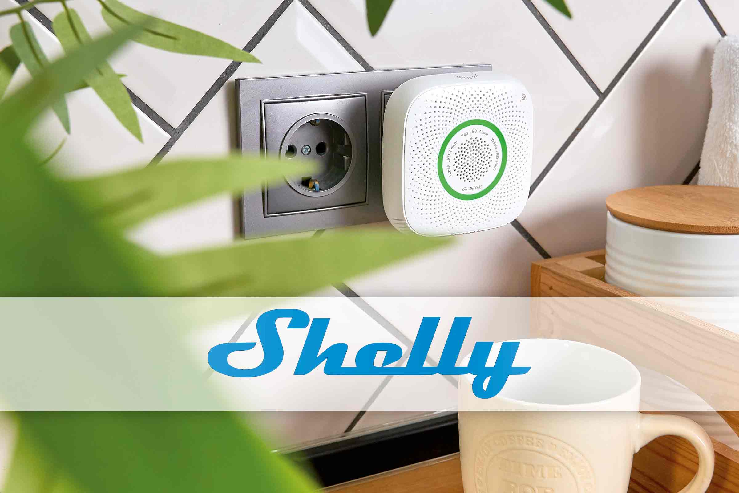 Shelly Gassensor an Steckdose