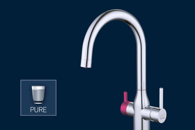 Küchenarmatur mit Wasserfiltersystem