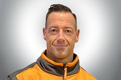 Porträt eines Mannes in Arbeitskleidung