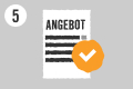 Angebot mit Häkchen