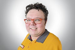 Porträt eines Mannes mit Brille