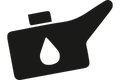 Symbol für Maschinenöl. Symbol für Maschinenöl.