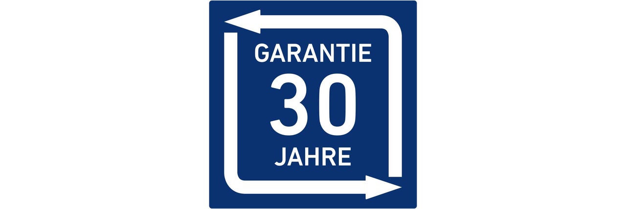 30 Jahre Garantie Siegel