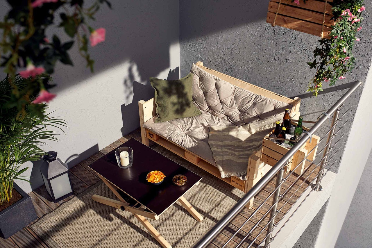 Kleinen Balkon gestalten