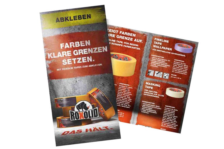 Roxolid Klebeband Sortiment für Farbarbeiten und Abkleben