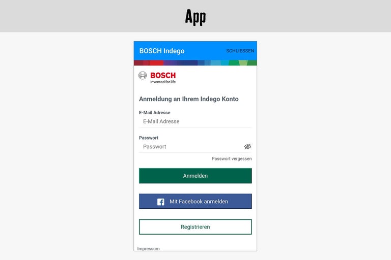 Bosch Indego App zur Rasenmähersteuerung