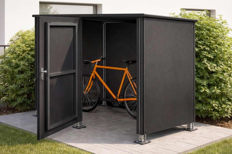 Fahrradgarage selber bauen