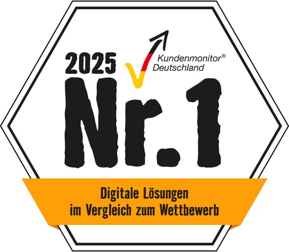 Kundenmonitor Deutschland Auszeichnung für digitale Lösungen