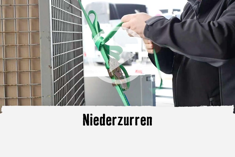 Niederzurren zum Sichern von Ladung
