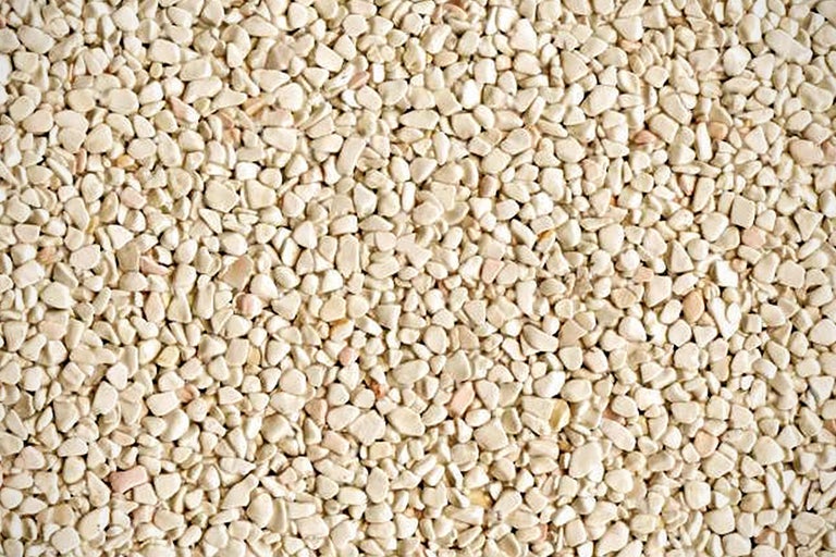 Nahaufnahme von Kiessteinen