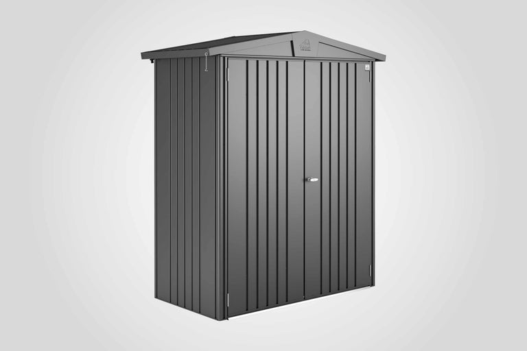 Metall Gerätehaus mit einer Tür