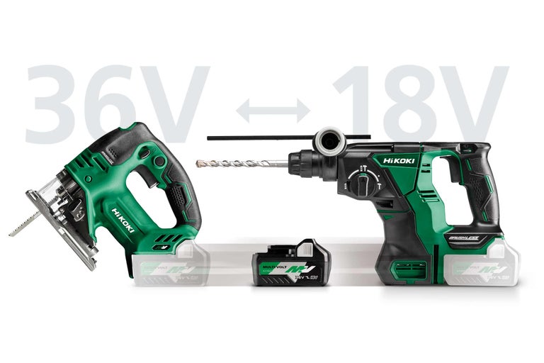 HiKoki Stichsäge und Bohrhammer mit Akku