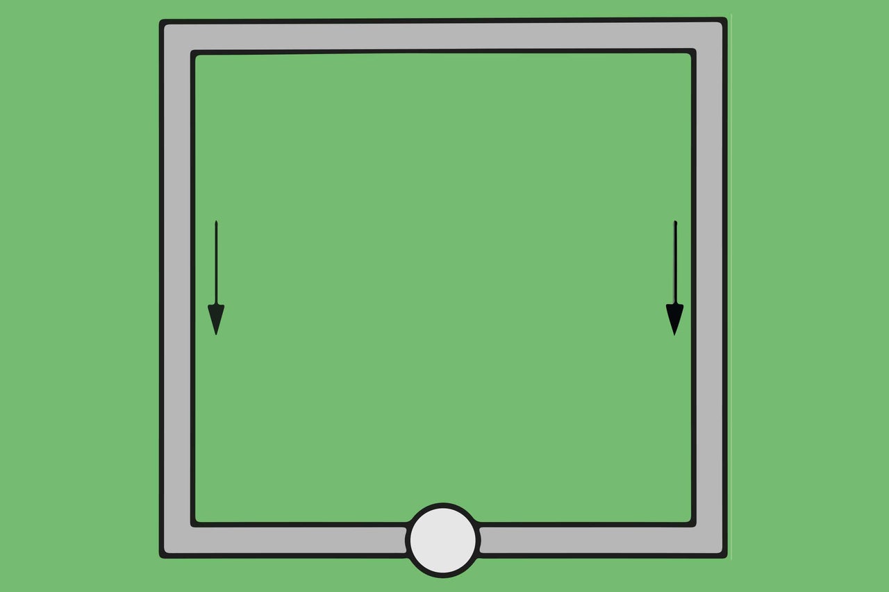 Schwerkraftentlüftungssymbol