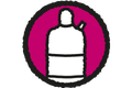 Symbol für Druckgasflasche